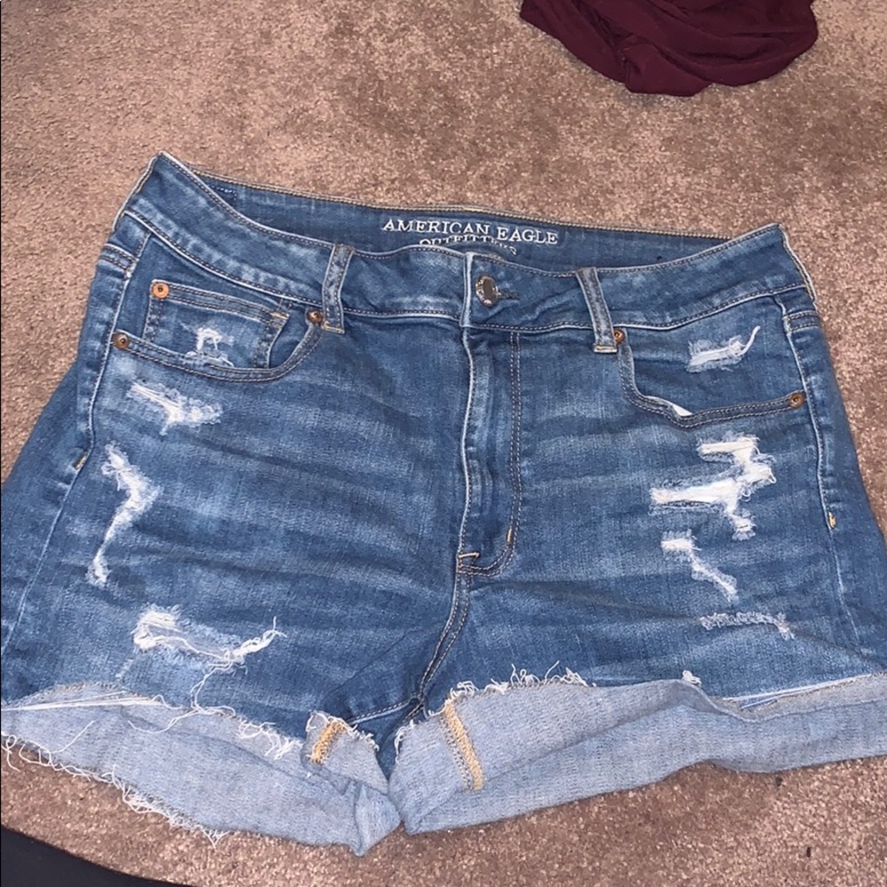 american eagle jean shorts